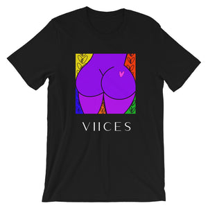 The “‘colors” Short-Sleeve Unisex T-Shirt black - VIICES