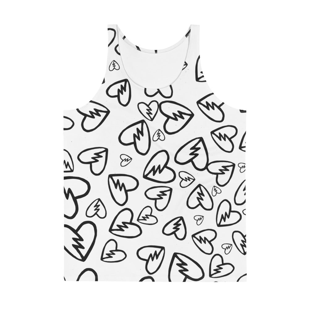 The “don’t break my heart” All-Over Print Men's Tank Top - VIICES