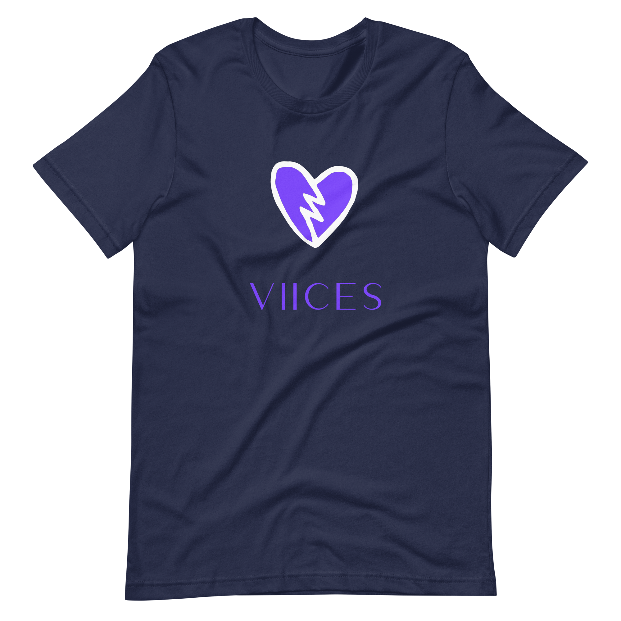 The “‘PBH (Purple Broken Heart)” Short-Sleeve Unisex T-Shirt